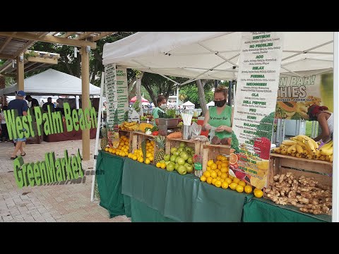 Touring The West Palm Beach Greenmarket First Day 2020