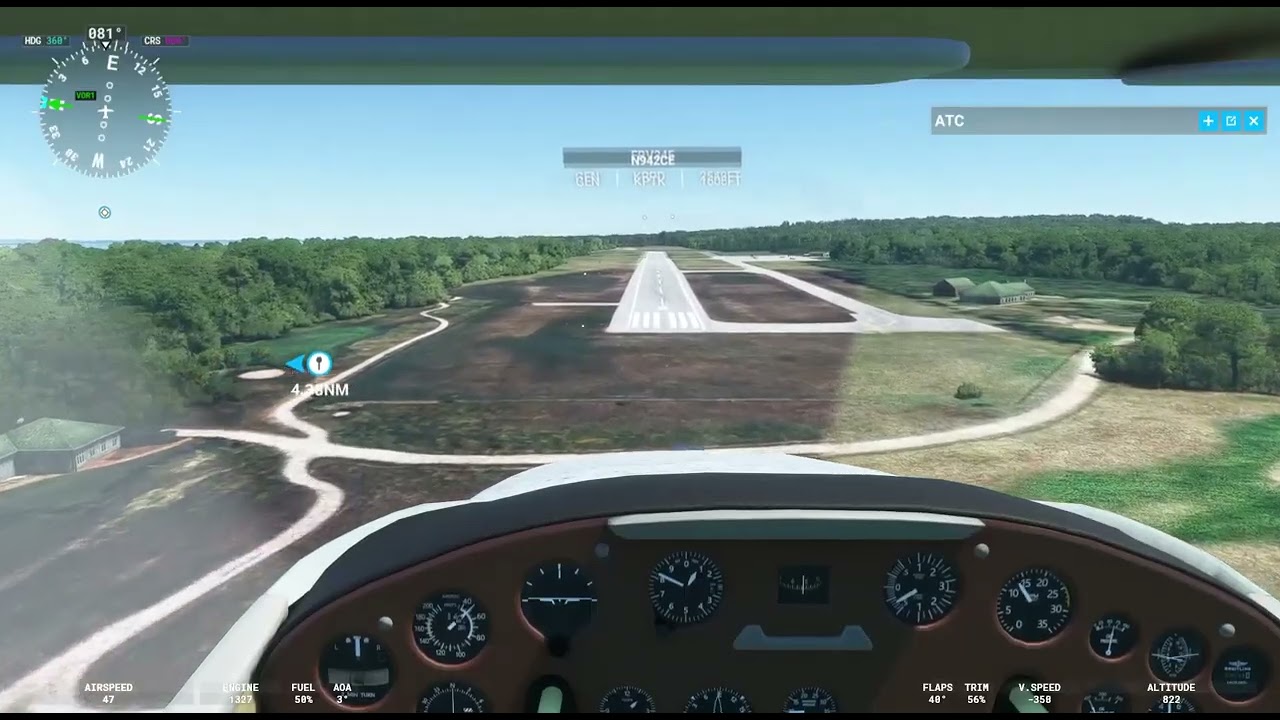 170 B lands at St Ignace MI