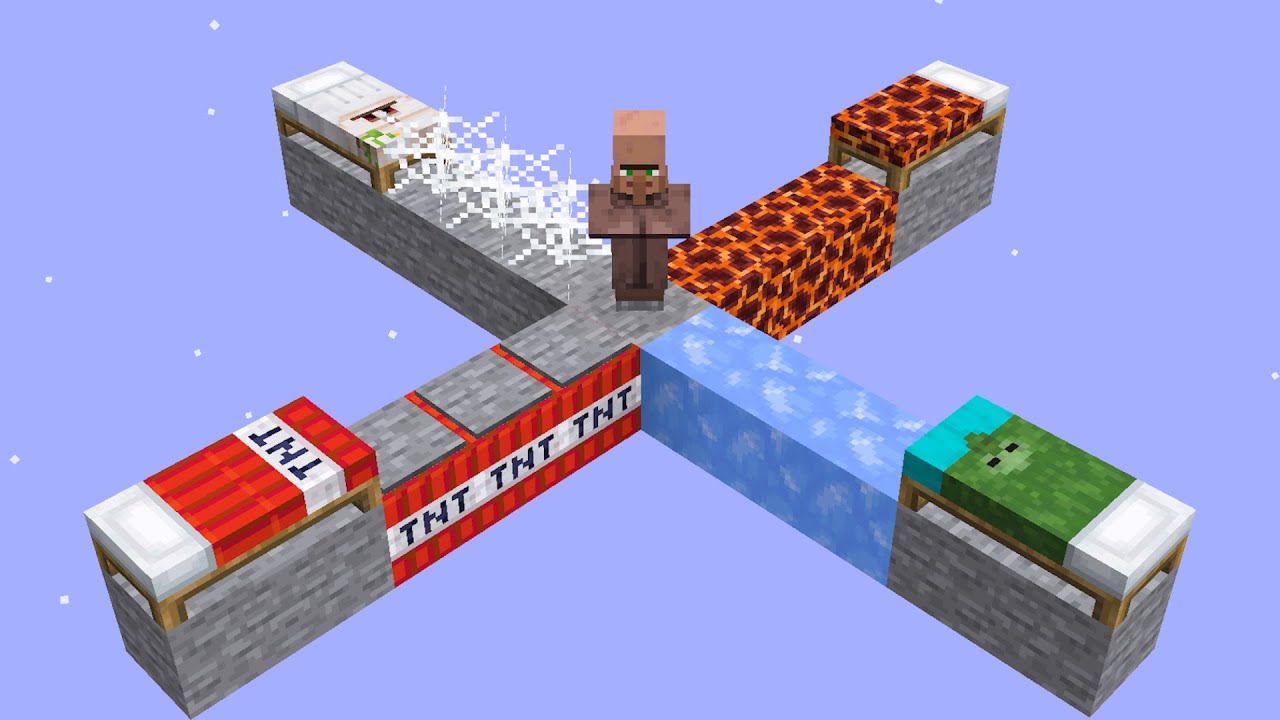 which bed will villager sleep in? YouTube