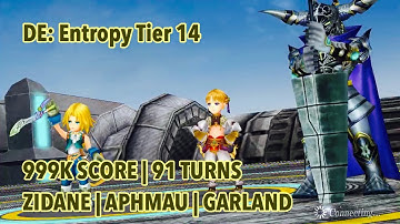 DFFOO GL: Dimensions’ End: Entropy Tier 14 (Zidane, Aphmau, Garland)