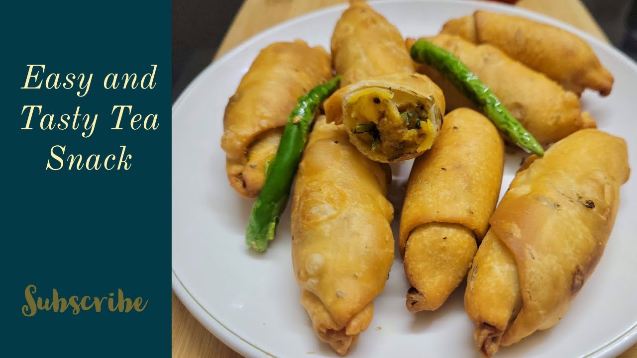 Easy and tasty Tea snack Recipe l Evening snack l New type of samosa