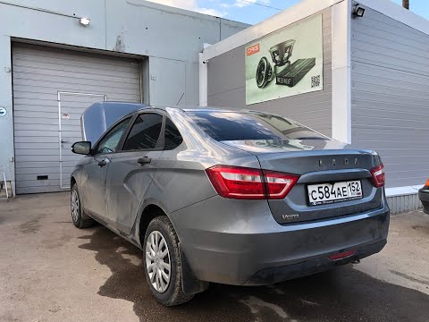 НЕгромкий автозвук в Лада Веста. Аудиосистема за 50 тыс. рублей