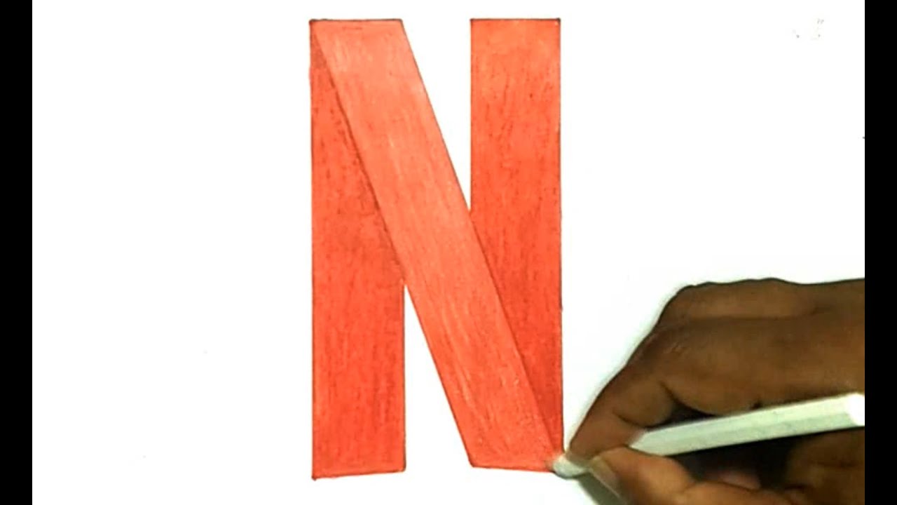 how-to-draw-the-new-netflix-logo-youtube