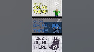 Thumbnail of Baldi You're Mine/Your Rizz comparison (Baldi, BFDI Four, FPE Miss Circle) #baldisbasics #shorts