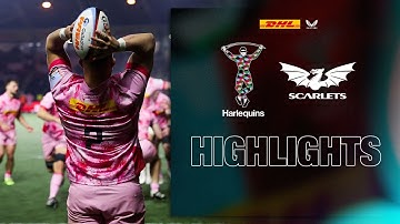 Highlights: Harlequins v Scarlets | Friendly under the Friday Night Lights