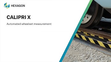 #CALIPRI X automated on-track #train wheelset measurement system in action