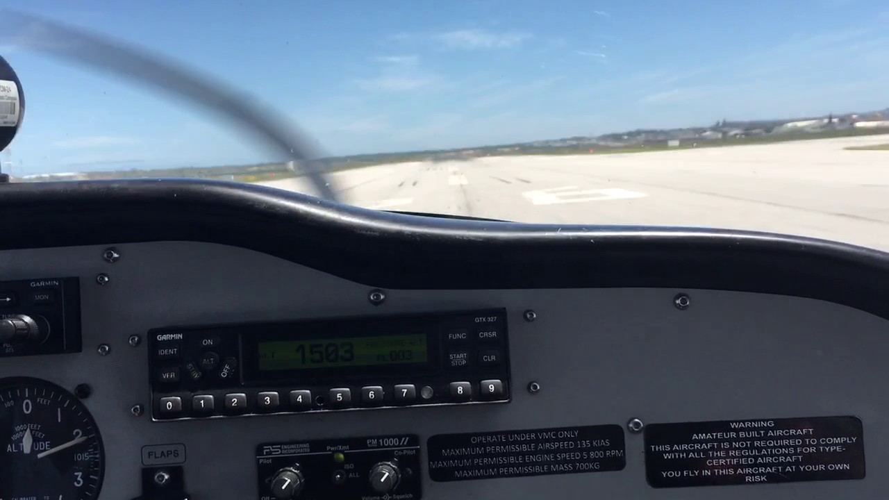 Take off from Port Elizabeth airport