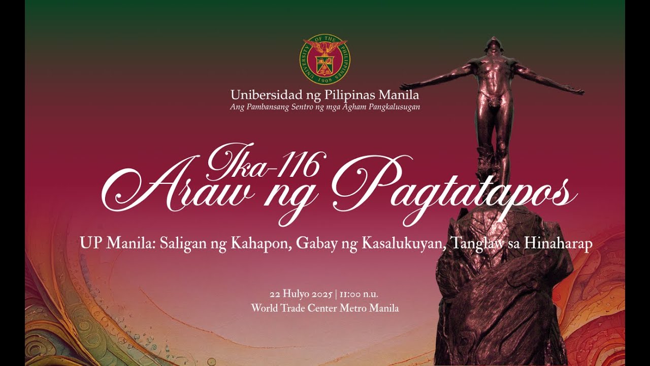 Same Day Edit (SDE) video ng UP Manila 116th Commencement Exercises