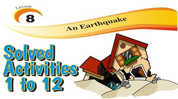 An Earthquake / class 7th / chapter 8 /#pseb / Activity 1 to 12