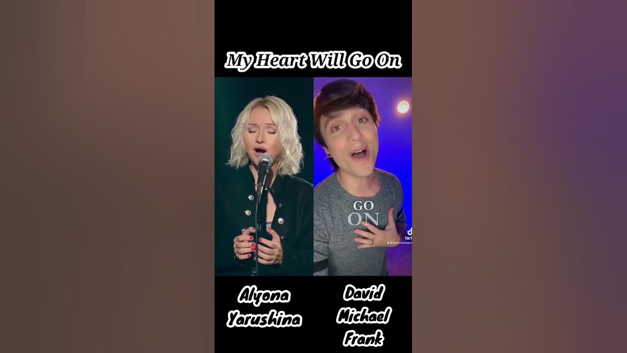 My Heart Will Go On Cover By David Michael Frank & Alyona Yarushina #myheartwillgoon #short #shorts