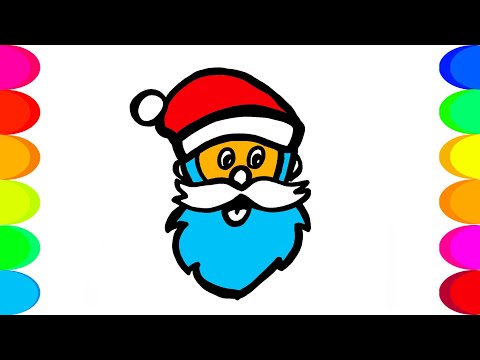 როგორ დავხატოთ სანტა