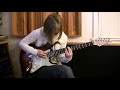 Girl Guitarist JESS LEWIS plays an astounding version of Alex Hutchings "Happy as Larry"