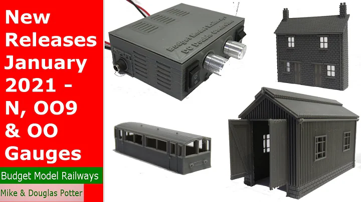 Budget Model Railways 3D Printed Model Railway Kits - New Releases January 2021 - N, OO9 & OO Gauges