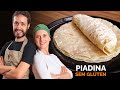 PIADINA SEM GLÚTEN - Receita rápida da Vivi Lavratti