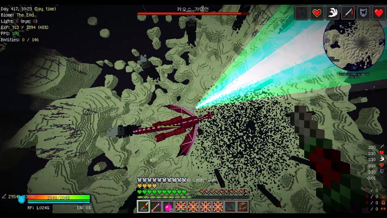 [1.12.2] Minecraft Draconic Evolution mod : Chaos Guardian - YouTube