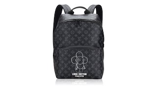 LOUIS VUITTON Apollo Backpack Monogram Eclipse Vivienne Limited MINT