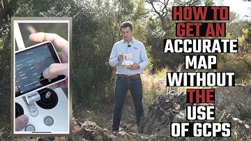 How to get an accurate map without the use of GCPS | DJI Phantom 4 RTK GPS Training