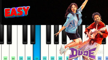 Dude - Oorum Blood Song | Easy Piano Tutorial | Sai Abhyankkar 