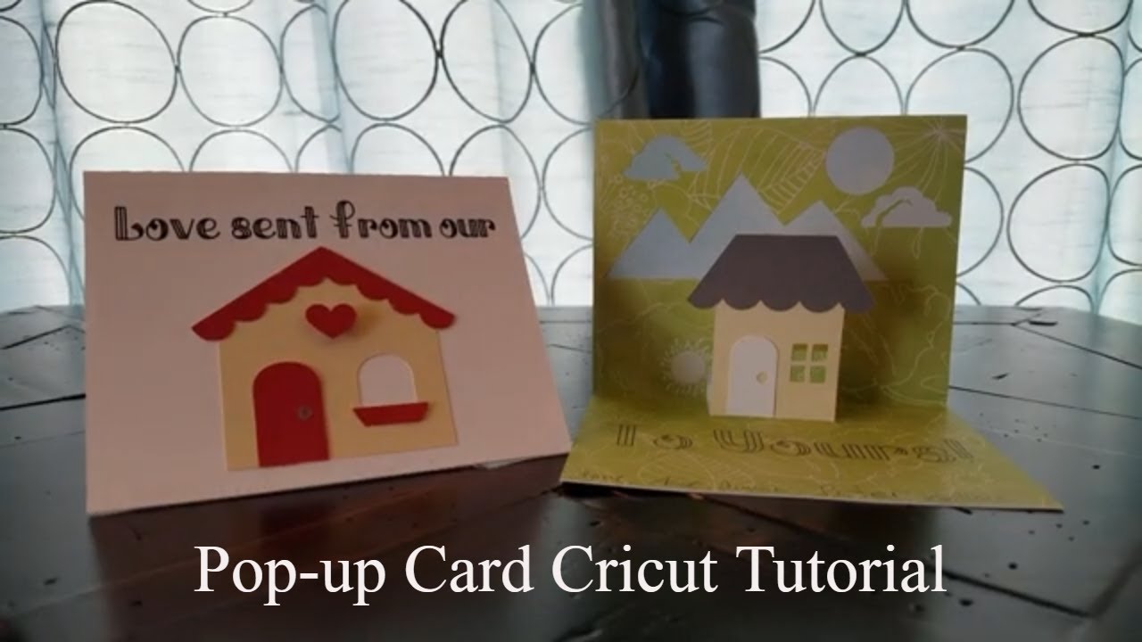 Download Self Design Pop-up card Cricut Tutorial - YouTube