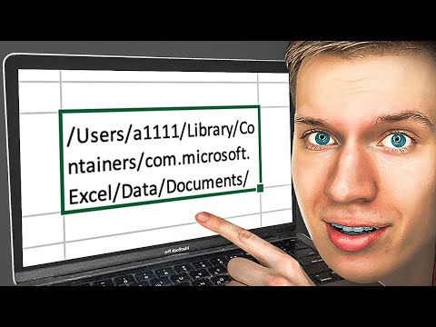 How to Display Document Location or File Path in Your Excel File on Mac