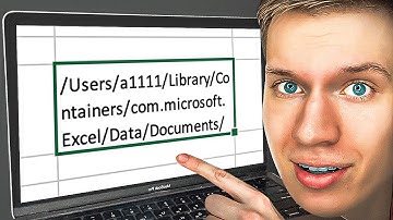 How to Display Document Location or  File Path in Your Excel File on Mac