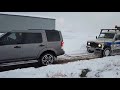 Discovery 3 rescues defender from the snow