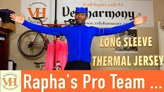 rapha pro team long sleeve thermal jersey