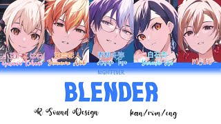 [FULL VER] blender - Vivid BAD SQUAD × MEIKO - colour-coded lyrics kan/rom/eng