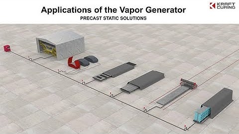 Concrete Curing Applications of Vapor Generator - Kraft Curing
