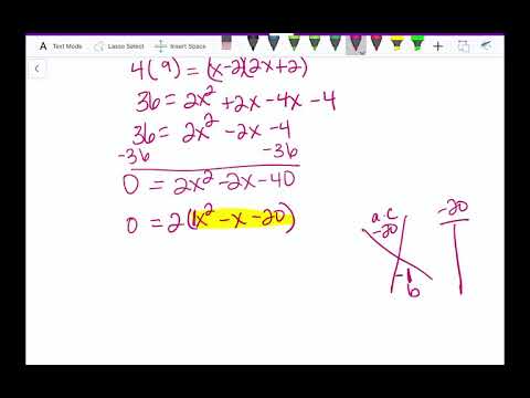 Geo using quadratics