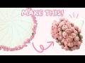 EASY Flower Bouquet Blanket Tutorial For BEGINNERS How To Crochet The Viral Rose Bouquet Blanket