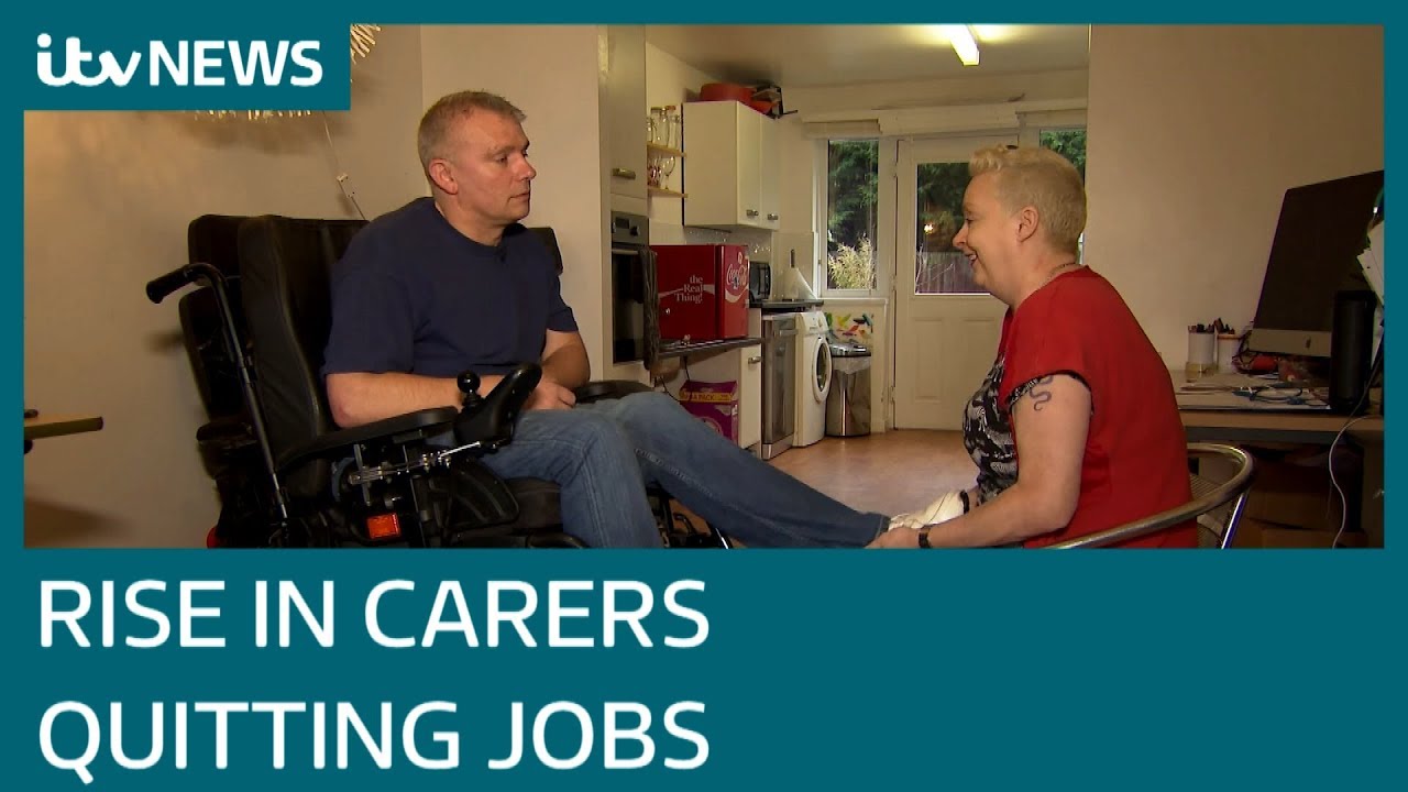 newspaper mockup Hundreds of people a day quit jobs to care for loved ones | ITV News