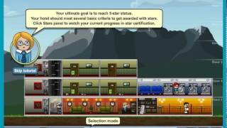 Les premiers pas de Theme Hotel, jeu de gestion en flash screenshot 1