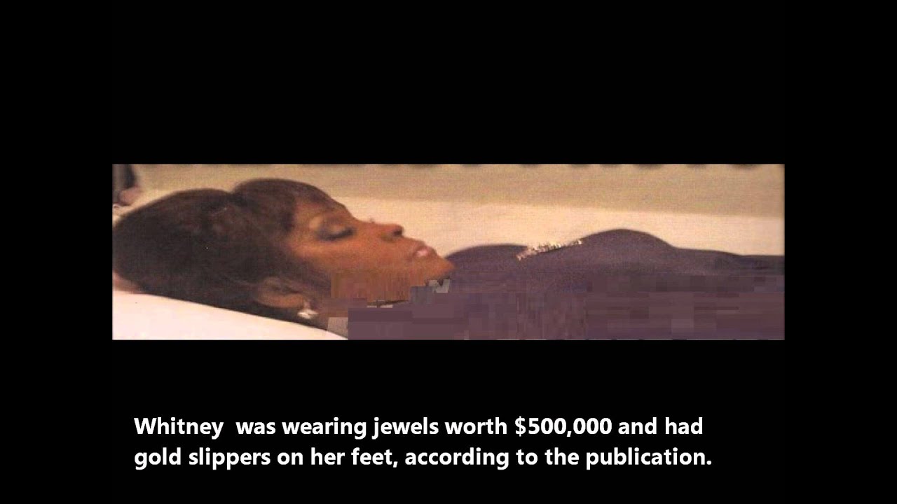 whitney houston pictures in casket