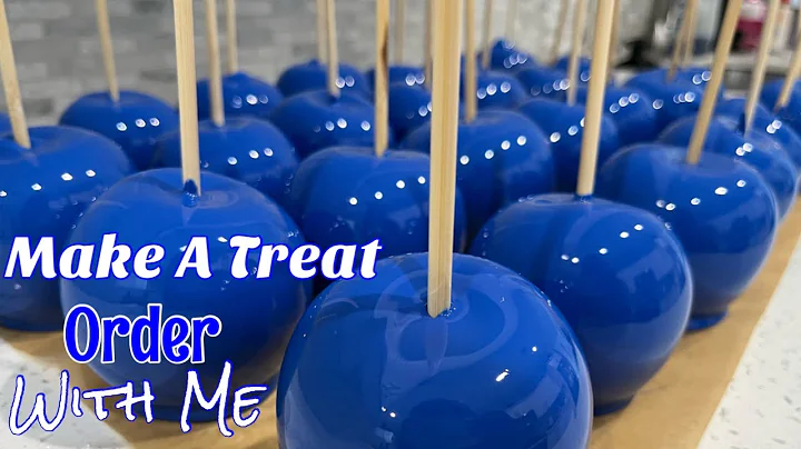 MAKE A SWEETS ORDER WITH ME: CANDY APPLES, DESSERT SHOTS PRETZELS|| SUPPLY COST VS PROFIT💰