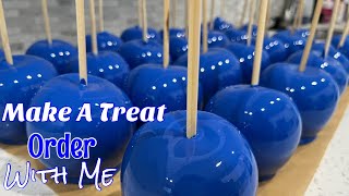 MAKE A SWEETS ORDER WITH ME: CANDY APPLES, DESSERT SHOTS PRETZELS|| SUPPLY COST VS PROFIT