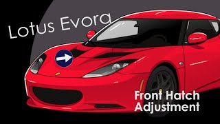 Sports Performance Lotus Evora Front Access Panel Adjustment
