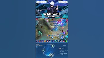 Xavier One Shot Combo And Build 😱 #mobilelegends #xavierml #shorts