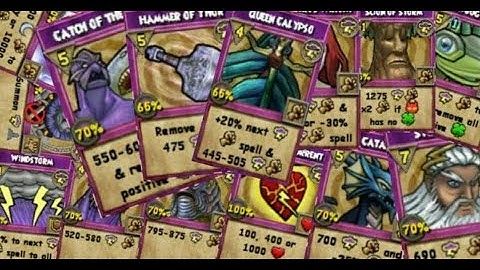 Wizard 101 All Learnable Storm Spells (1-170)