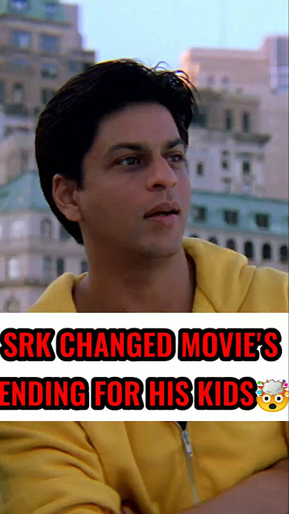 Why Kal Ho Na Ho Ending Changed For SRK's Kids 🤔 #shorts #bollywood #srk
