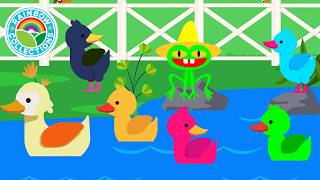 5 LITTLE DUCKS | 🌈 The Rainbow Collections | First Nursery Rhymes for Toddlers & babies