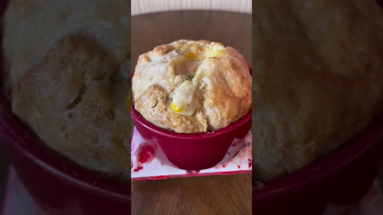 Single Serving Pie Crust-Chicken Pot Pie