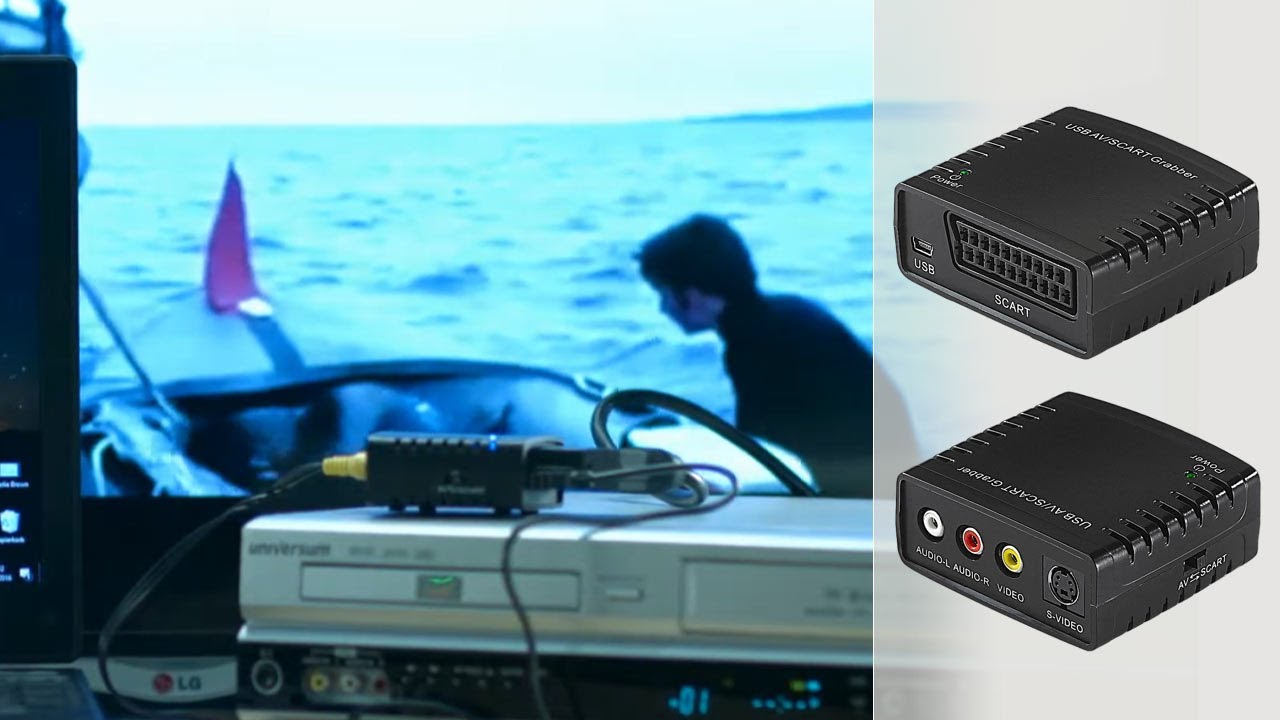 Convertisseur numériseur Péritel et AV vers USB pour VHS et K7, Transmission & Conversion AV