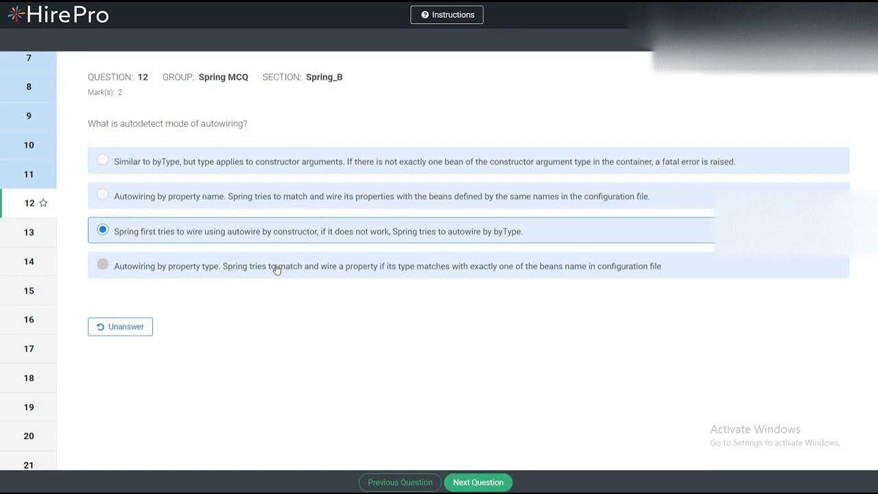 AMDOCS Online Test JAVA, Spring Boot, Microservices HIREPRO Test