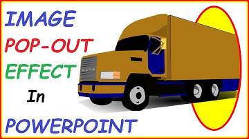 How to Create An Image Pop Out Effect in PowerPoint? ( Photo Pop Out Effects & Animation Tutorial )