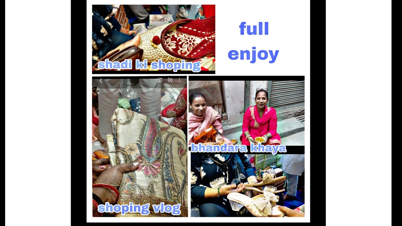 Bhai ki shadi ki firts shoping 