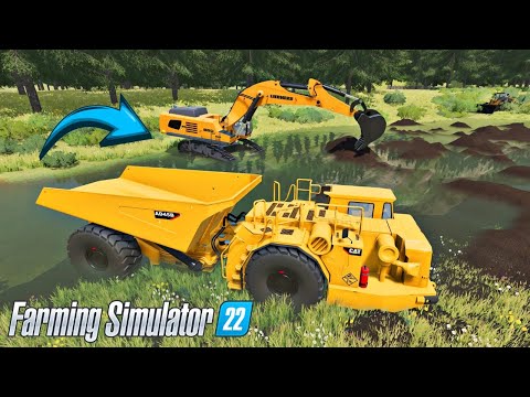 Видео: Начал бизнес с 0$ по добыче ЗОЛОТА Farming Simulator 22 EP 2