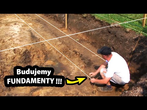 Wytyczanie Budynku !!! - Jak Rozciągnąć Sznurki na Ławach Drutowych ??? (Część 6/47)