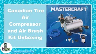 Model Car Garage Tips And Tech - Canadian Tire Mastercraft Air Brush Compressor and Air Brush Kit