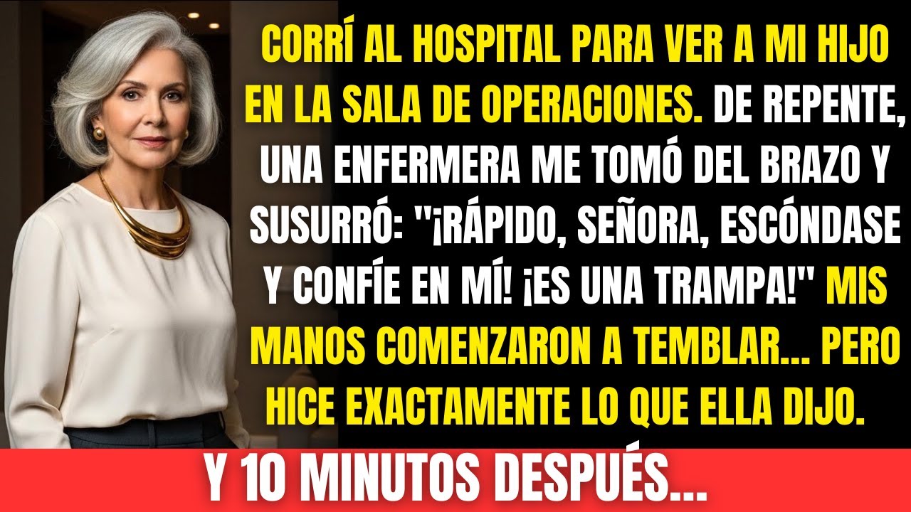 Mi hijo fingió estar al borde de la muerte… pero una enfermera me advirtió: “¡Es una trampa!”